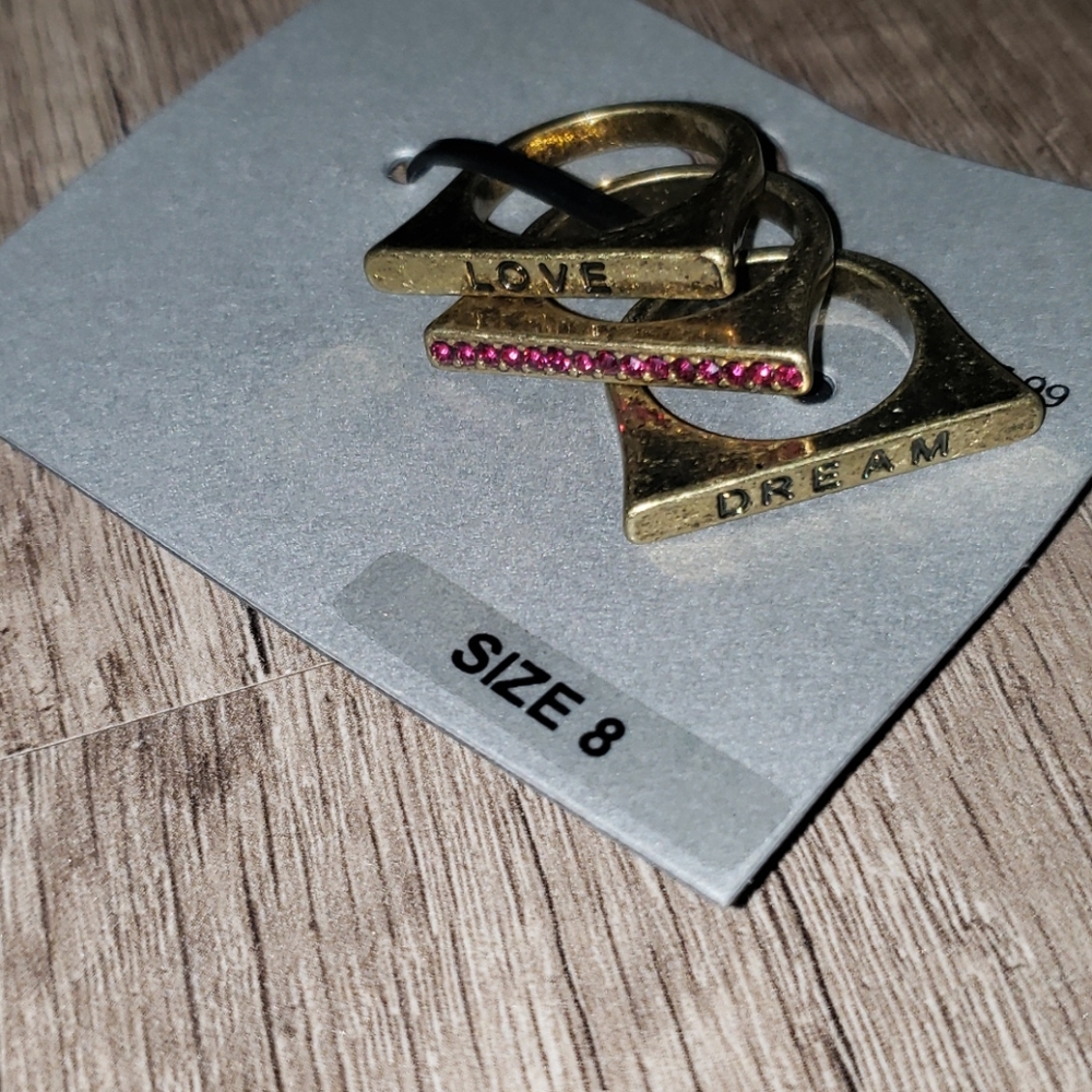 🍎3/$20 Ring set 3 pieces